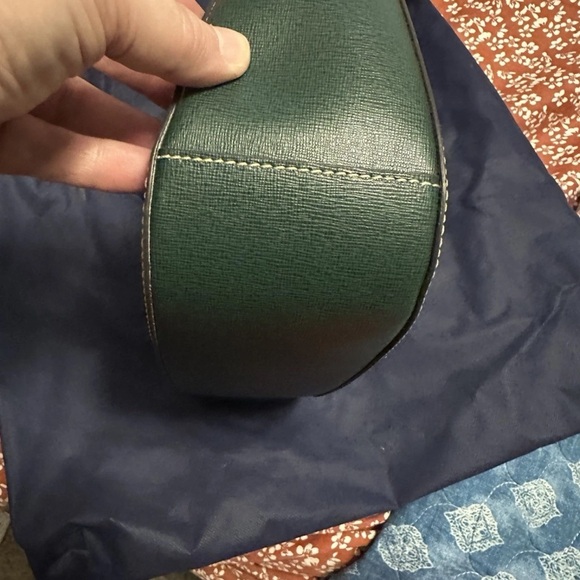 Dooney & Bourke Green Shoulder Bag Saffiano Leather Hobo - Picture 5 of 10